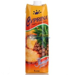 Cyprina 塞浦丽娜 菠萝汁 1L*4瓶 果汁饮料 *2件