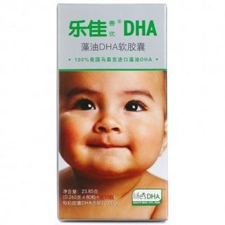 Lacare 乐佳善优 藻油DHA软胶囊 婴儿型 80+10粒