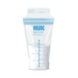 NUK Seal N Go Disposible Liner 无菌隔氧母乳储存袋（180ml*25个）