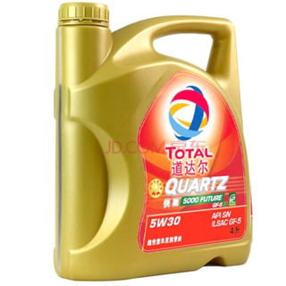 道达尔能源 TotalEnergies 道达尔 金牌快驰5000 合成技术机油（5W-30、4L、SN级）