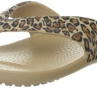 crocs 卡骆驰 14760 Kadee 女士豹纹沙滩鞋