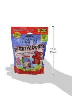  YUMMY EARTH Organic Gummy Bears 天然有机小熊软糖（225g*4袋）