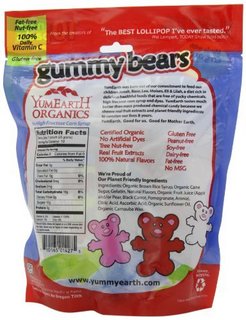  YUMMY EARTH Organic Gummy Bears 天然有机小熊软糖（225g*4袋）