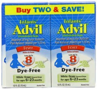 Infant‘s Advil Infant Drops 果味宝宝退烧滴剂（15ml*2盒）