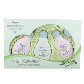 Johnson's baby 强生婴儿 天然舒润礼盒 4件套