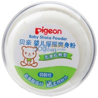 pigeon 贝亲 HA07 婴儿摇摇爽身粉 无滑石粉型 45g