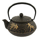 中亚Prime会员：Iwachu 岩铸 日式镶金鱼 铁茶壶