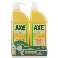AXE 柠檬护肤 洗洁精（1.3kg泵装 +1.3kg补充装）