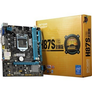 Onda 昂达 H87S 全固主板（LGA1150、m-SATA）