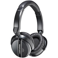 audio-technica 铁三角 ATH-ANC27 耳罩式头戴式有线耳机 黑色 3.5mm