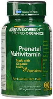 Rainbow Light 润泊莱 Certified Organics Prenatal Multivitamin 有机孕妇维生素 120粒