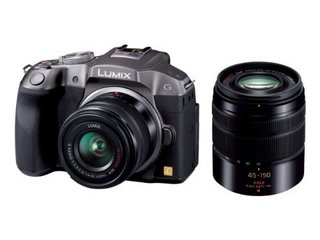 Panasonic 松下 Lumix DMC-G6 无反相机 双镜头套机（14-42/50-150mm）