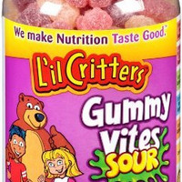 Lil  Critters  Gummy Vites Sours  综合维生素 小熊软糖 190粒