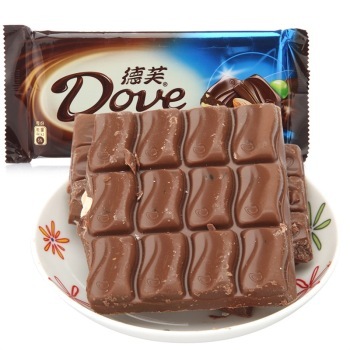 移动端:dove 德芙 榛仁巴旦木葡萄干巧克力 150g