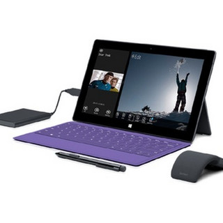 Microsoft 微软 Surface Pro 2 10.6英寸 二合一平板电脑 酷睿i5-4200U 4GB+128GB WiFi版 典雅黑