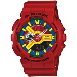CASIO 卡西欧 g-shock系列 GA-110FC-1A 撞色双显男表