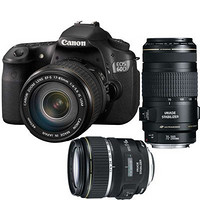 Canon 佳能 EOS 60D 单反相机 双镜头套机（18-55/55-250mm）