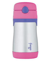 THERMOS 膳魔师 foogo系列 不锈钢保温吸管杯 300ml