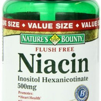 NATURE‘S BOUNTY 自然之宝 Flush Free Niacin 烟酸 VB3 （500mg 120粒）