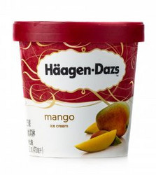 Häagen·Dazs 哈根达斯 芒果冰淇淋 392g*2+香草冰淇淋 81g+草莓冰淇淋 81g