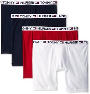Tommy Hilfiger 男士平角内裤 4条装