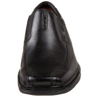 Clarks 其乐 UN系列 Un.Sheridan 一脚蹬男士皮鞋 Black US7