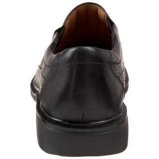 Clarks 其乐 UN系列 Un.Sheridan 一脚蹬男士皮鞋 Black US7