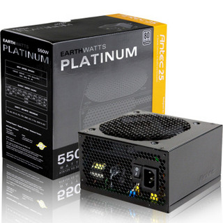 Antec 安钛克 EA-550 PLATINUM 台式机电源（550W、80PLUS白金牌）