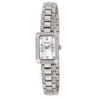 BULOVA 宝路华 96X118 女士施华洛水晶腕表项链套装