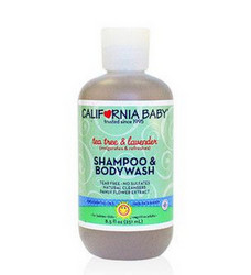 CALIFORNIA BABY 加州宝宝 茶树薰衣草洗发水沐浴露二合一 251ml