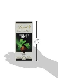 Lindt  瑞士莲  Excellence Intense Mint Dark Chocolate Bar  特级排装薄荷香味黑巧克力 （100g*6排）