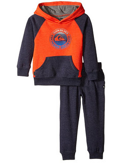 Quiksilver Orange Navy 男童套装