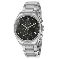 Calvin Klein  Masculine K2H27104 男士计时腕表 42mm 黑色 银色  不锈钢