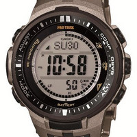 CASIO 卡西欧 PROTREK  PRW-3000T-7JF 钛合金登山男表