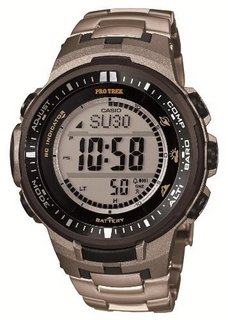 CASIO 卡西欧 PROTREK  PRW-3000T-7JF 钛合金登山男表