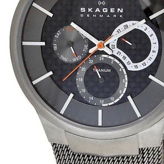 SKAGEN 诗格恩 809XLTTM 男款三眼腕表