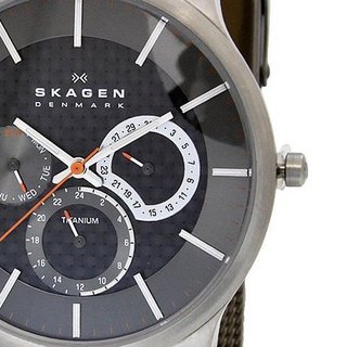 SKAGEN 诗格恩 809XLTTM 男款三眼腕表