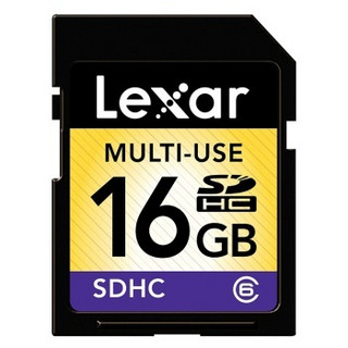 Lexar 雷克沙 16GB SD存储卡（标称Class6、实测Class10）