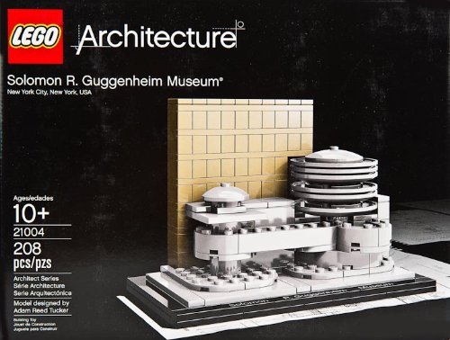 lego乐高architecture建筑系列21004纽约所罗门r古根海姆博物馆