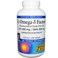 Natural Factors Rxomega-3 Factors Softgels 鱼油 240粒 + 辅酶 Q10