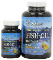 Carlson 卡尔森 橙子味深海鱼油软胶囊 优惠装（120+30粒 1000mg）