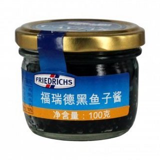 FRIEDRICHS 福瑞德 黑鱼籽酱 100g