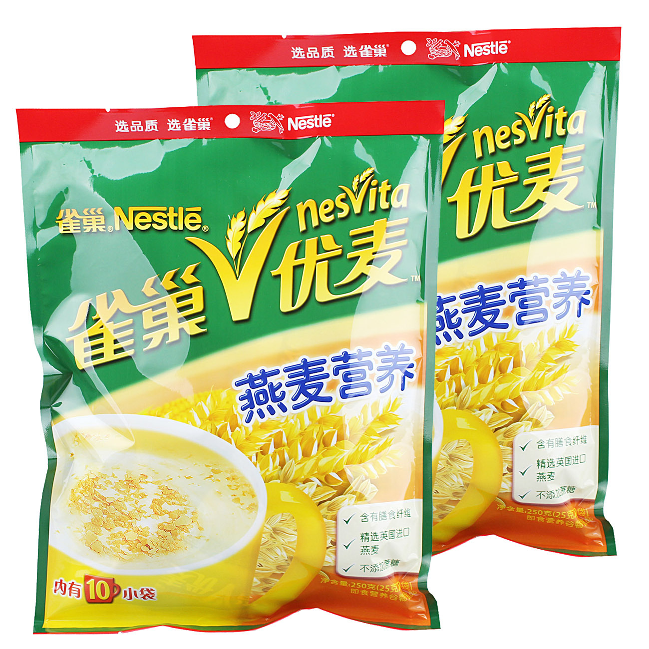 nestle 雀巢 优麦燕麦营养 250g *2件多少钱-什么值得买