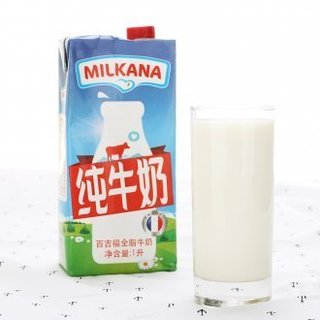  MILKANA/百吉福 全脂牛奶  1L