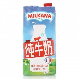  MILKANA/百吉福 全脂牛奶  1L