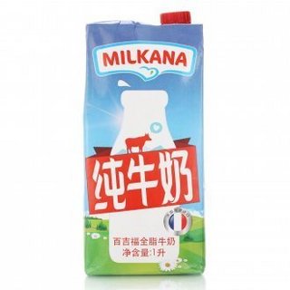  MILKANA/百吉福 全脂牛奶  1L