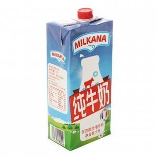  MILKANA/百吉福 全脂牛奶  1L