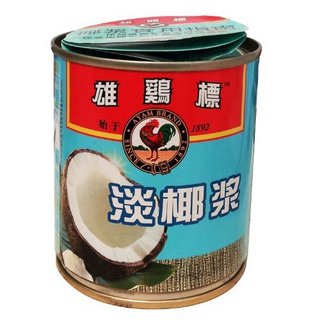 AYAM BRAND 雄鸡标 淡椰浆 （227ml*3罐）