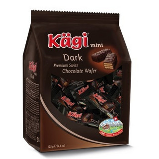 Kaegi 卡奇 黑巧克力威化饼干 125g