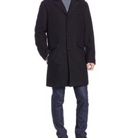 Kenneth Cole 男款 Melton Walker Coat 羊毛大衣